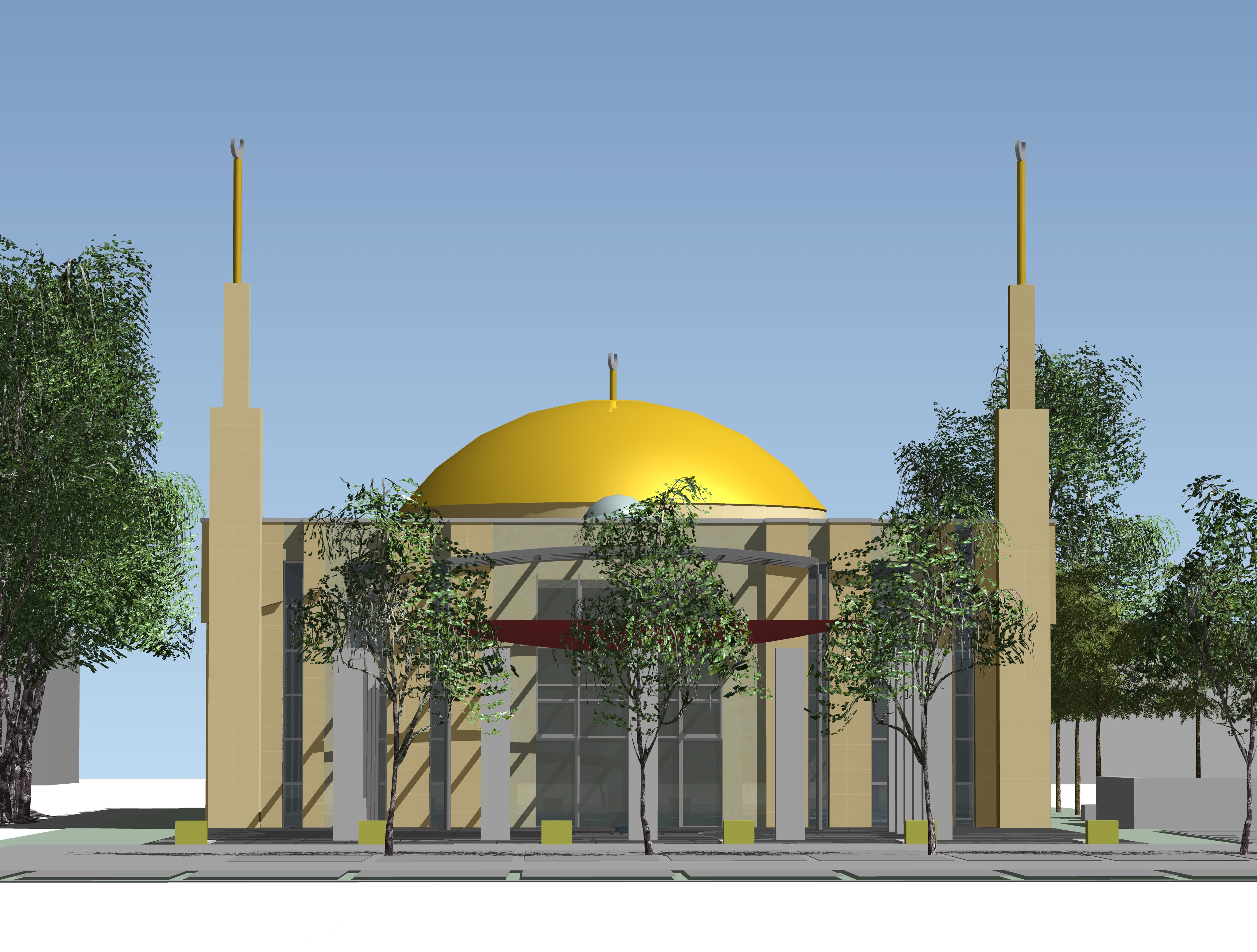 Architekturzeichnung Ebene 2 – Ansicht 2