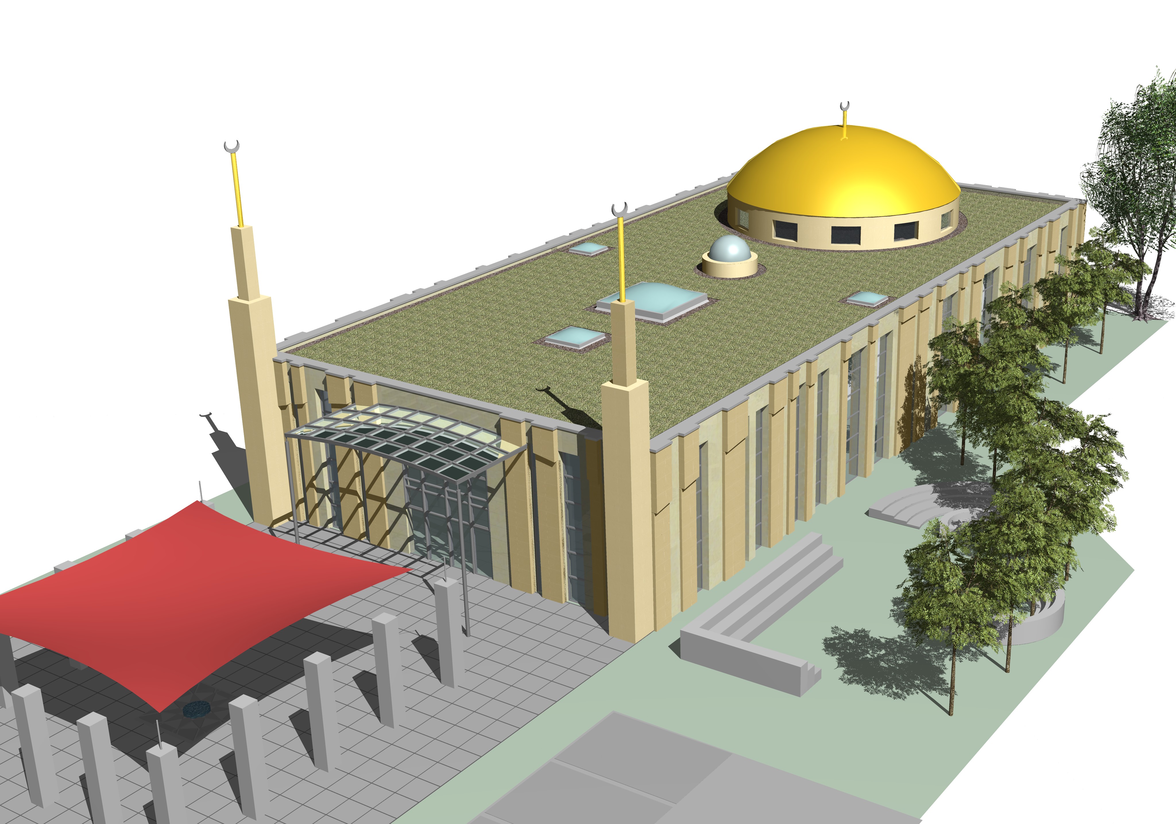Architekturzeichnung Ebene 1